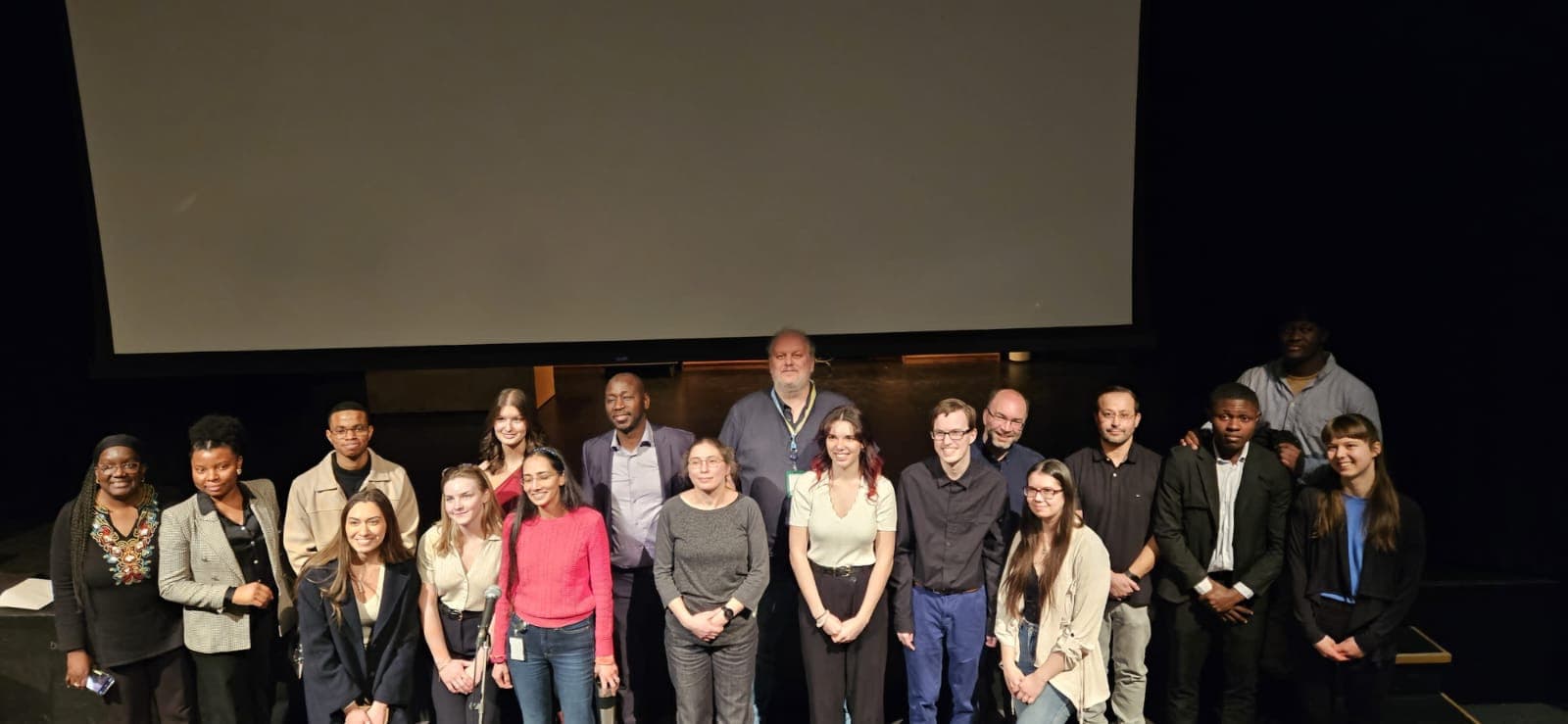 Participants à la Journée du Savoir à l’Université de Saint-Boniface