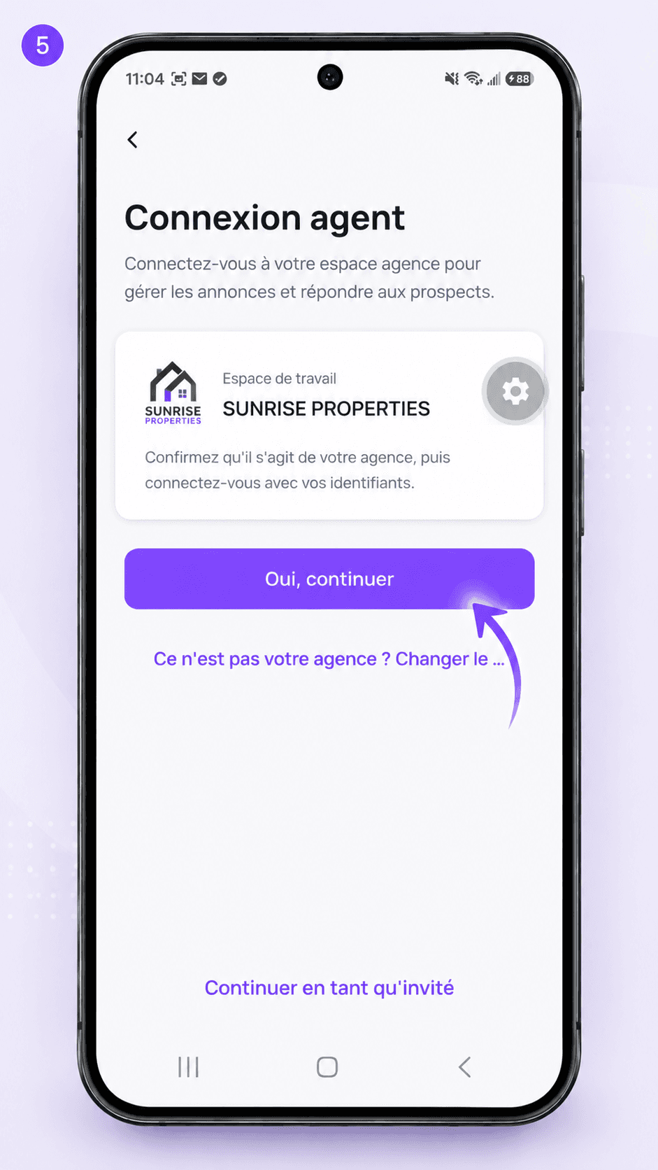 Écran 5 de l'application mobile Immo-Manager
