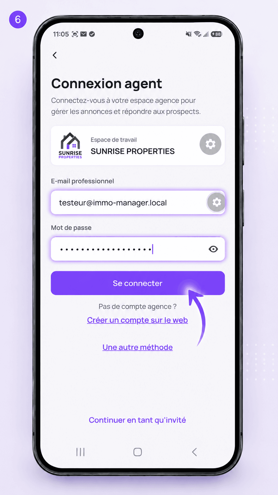 Écran 6 de l'application mobile Immo-Manager