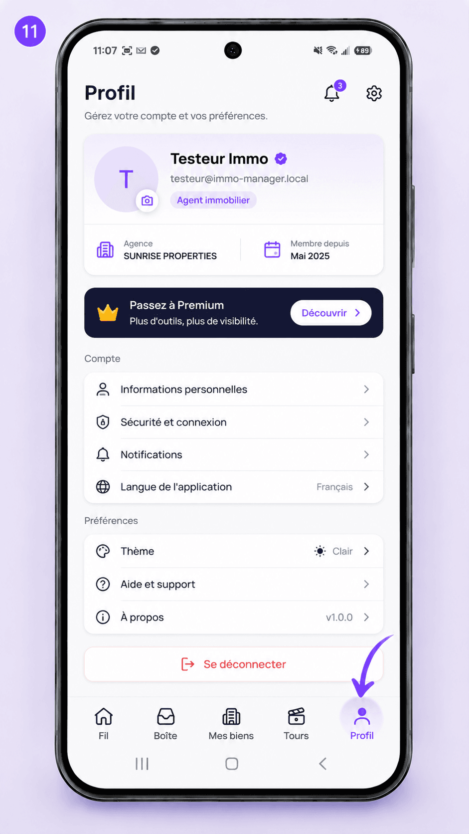 Écran 11 de l'application mobile Immo-Manager